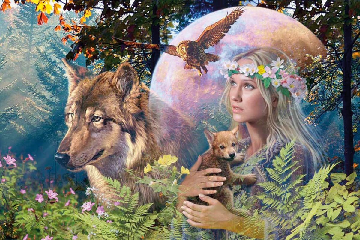 Ravensburger - Puzzle Adulte - Puzzle 3000 pièces - Loups au clair de lune - Adultes et enfants à partir de 14 ans - Puzzle de qualité supérieure fabriqué en Europe - Animaux fantastiques - 17033