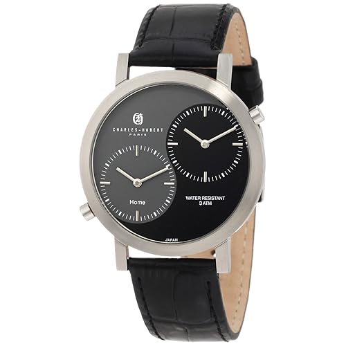 dual time analog watch