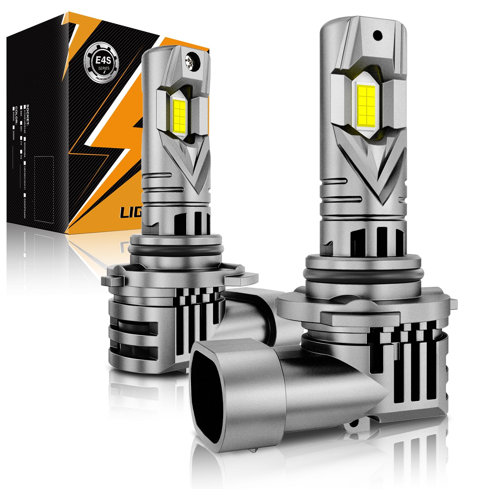 Auxbeam 9006 Fog Light, 22000LM Wireless 9006 Light for Off-Road Use or Fog Light, Plug and Play