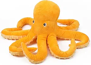 Djungelskog 50cm/20inch Octopus Plush, Octopus Plush Stuffed Animal – Soft Giant Kawaii Octopus Toy for Kids & Adults, Cute Ocean Animal Pillow for Bed, Couch, Birthday Gift (50cm/20inch)