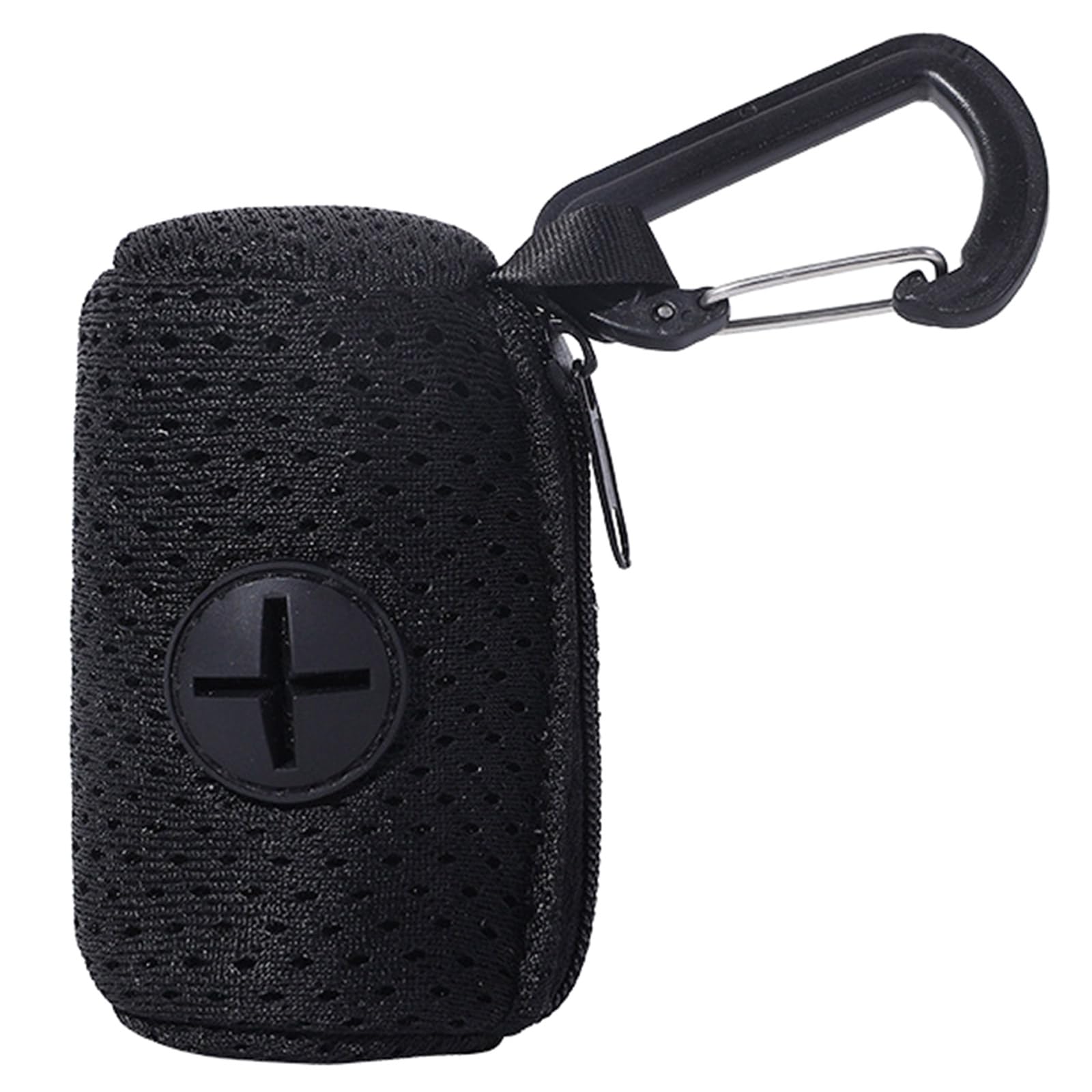 YPBEW Practical Dog Poop Bag Dispenser Pet Waste Bag Holder MeshFabric Poop Bag Dispenser For Dogs Walking Outdoor Dog Supply, Black