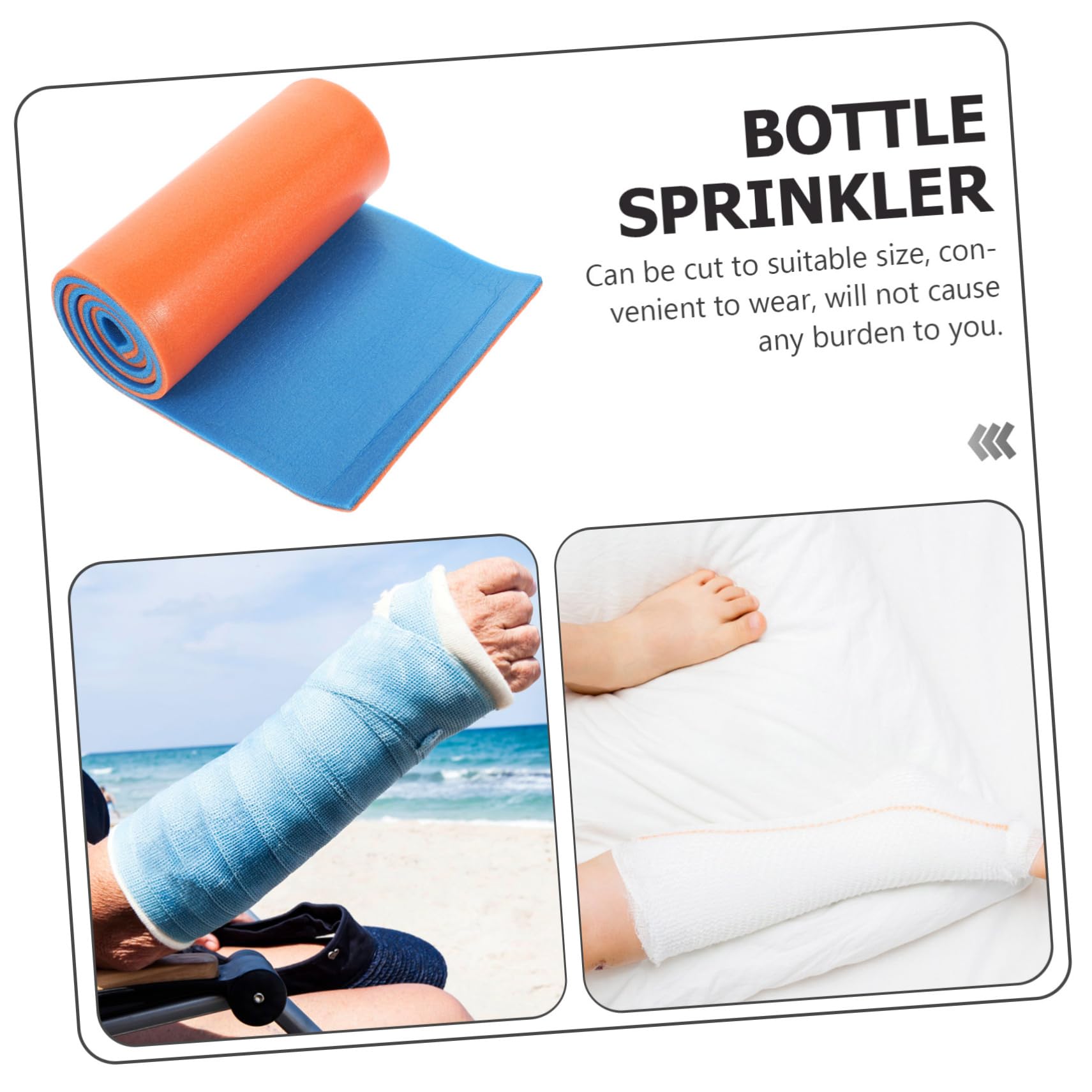 minkissy 2pcs Emergency Medical Splint Cuttable Splint Adjustable Emergency Splint Moldable Emergency Splint Emergency First Aid Splint Fracture Fixed Splint Fracture Support Splint