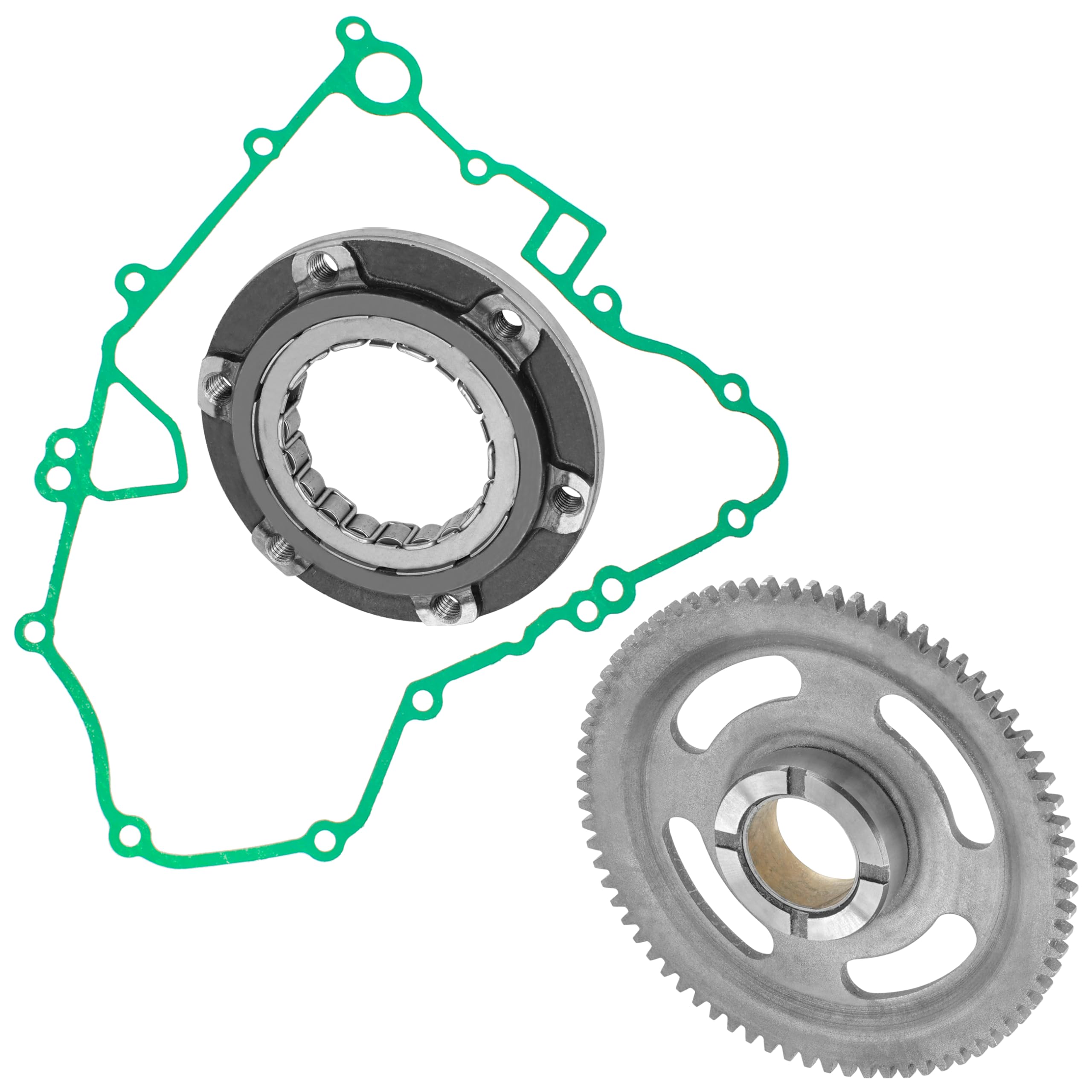 Amazon.com: Caltric Starter Clutch Idler Gear Gasket Compatible