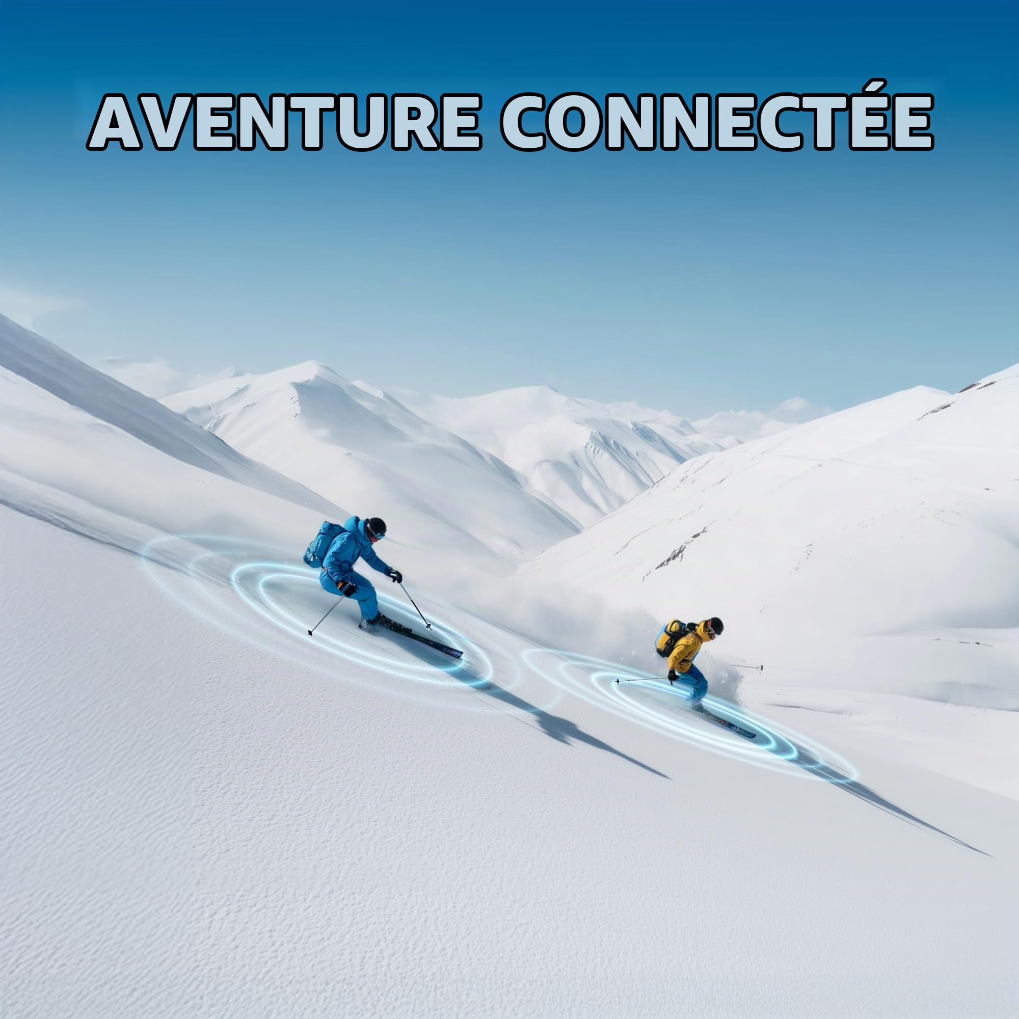 Sena Latitude S2 Casque de Sports de Neige Intelligent avec connectivité Bluetooth et Communication d'interphone maillé pour Le Ski, Le Snowboard (Taille L)