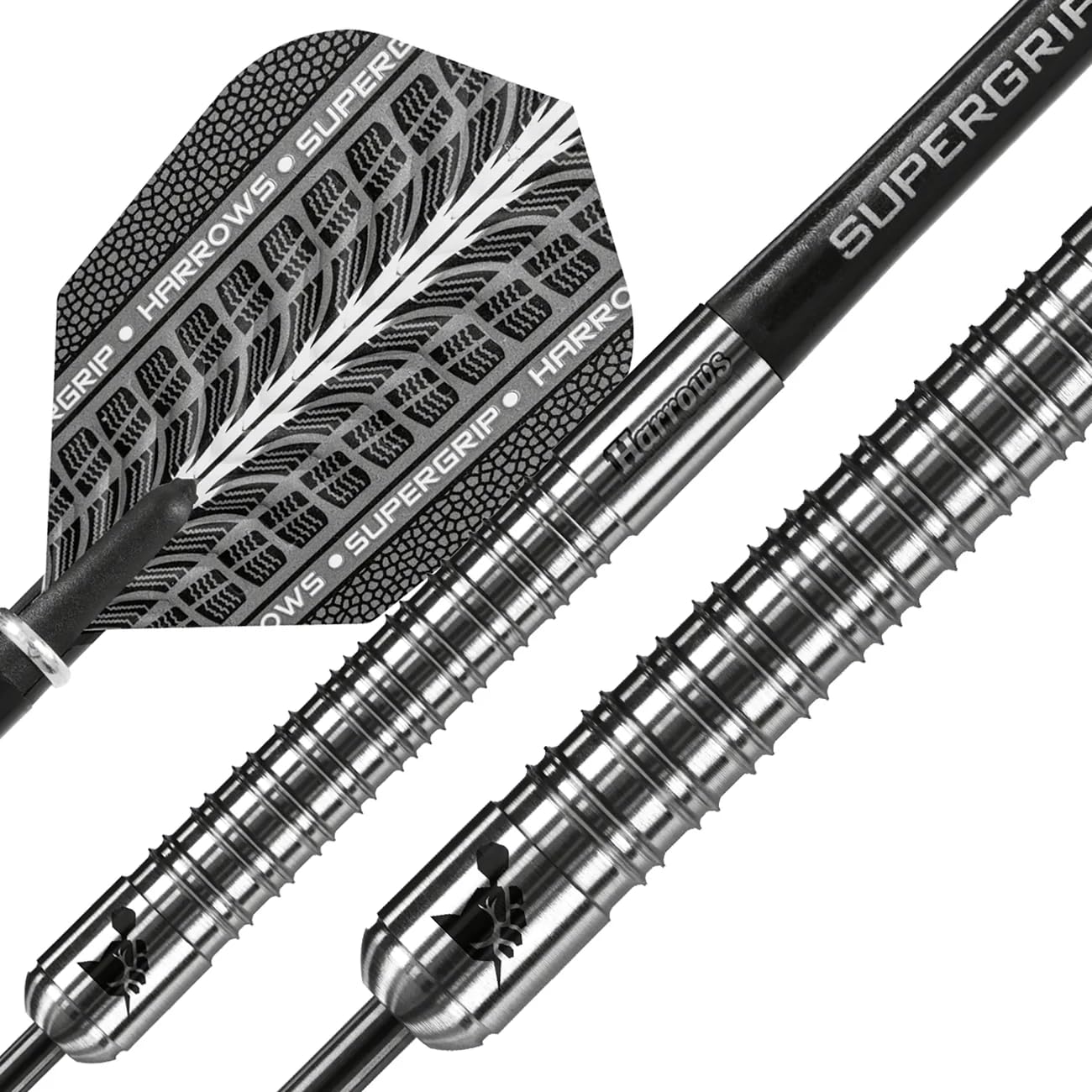 Fléchettes Harrows Super Grip – 90% Tungstène, Set Complet Avec étui Rigide, Pour Joueurs Exigeants