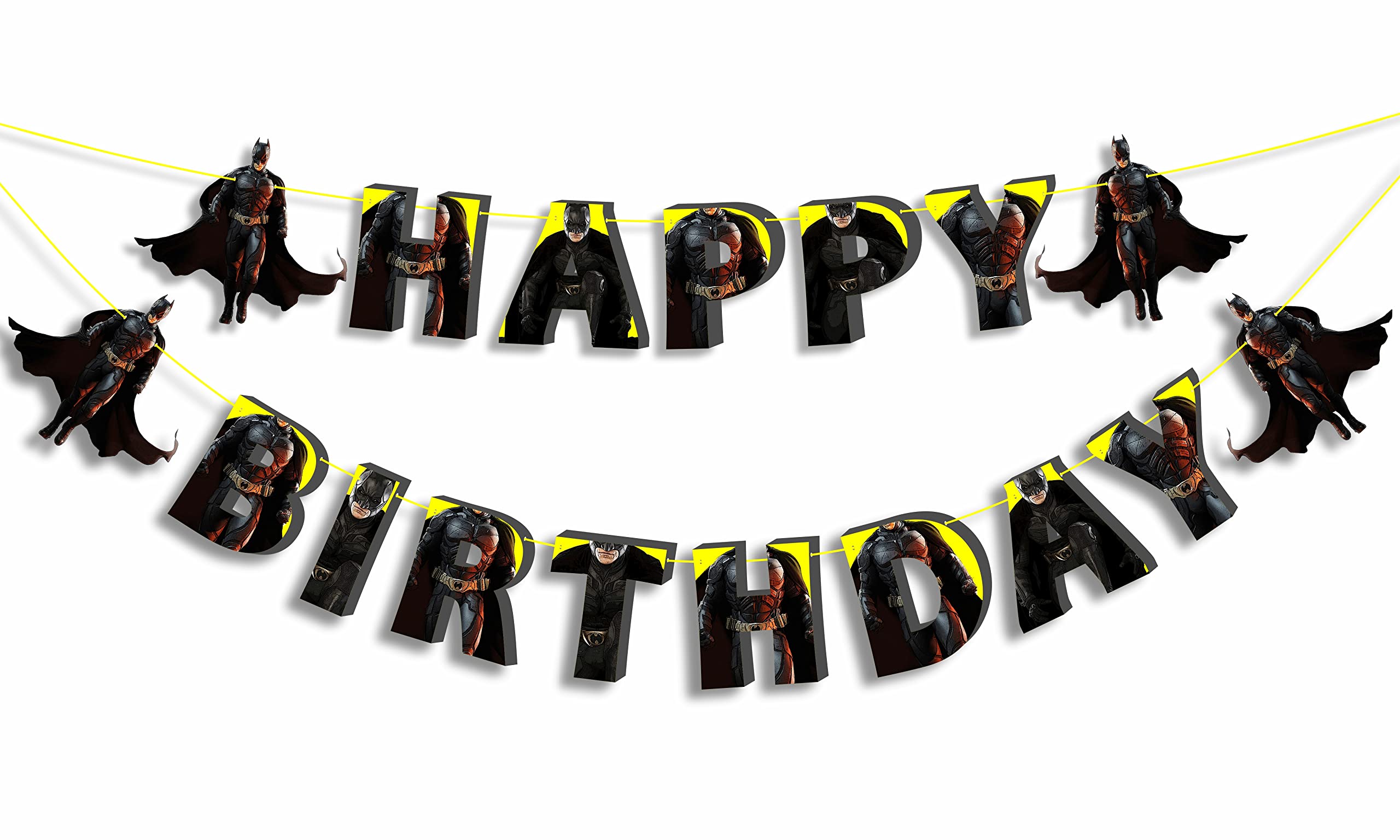 Btman Happy Birthday Banner