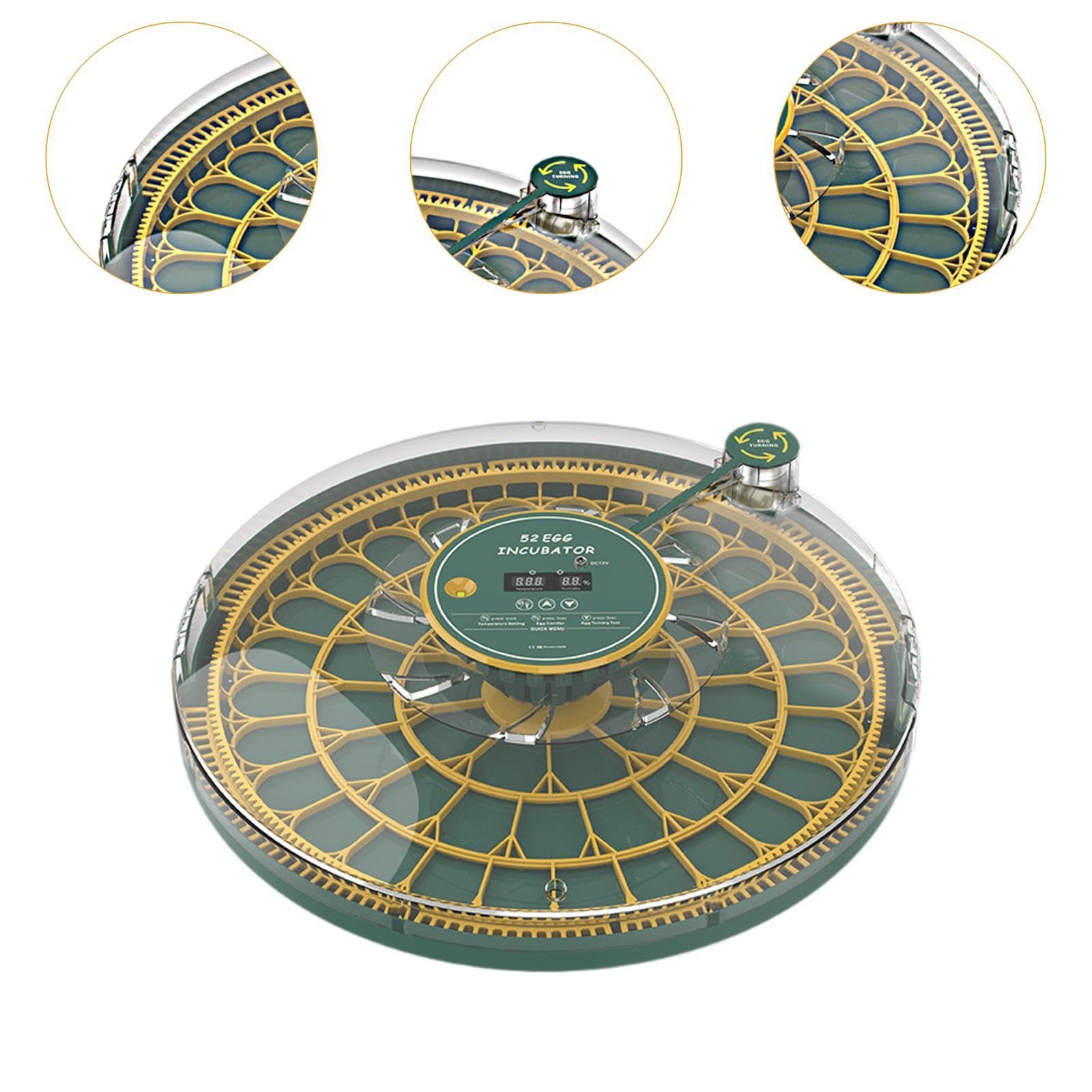 ele ELEOPTION 16 Egg Incubator for Chicken Eggs Poultry Automatic Egg Turning and Humidity Control Hatcher Temp Control INncubators for Hatching Eggs