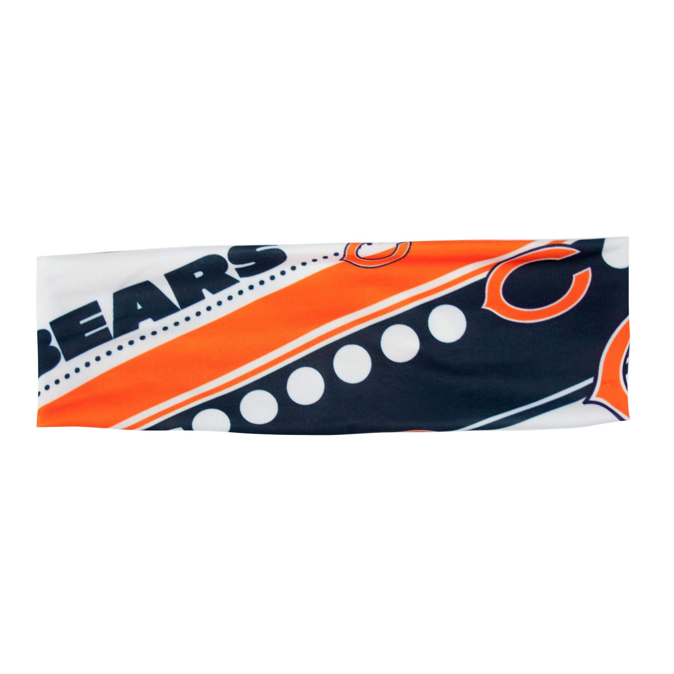 Littlearth Unisex-Adult NFL Chicago Bears Stretch Headband, Team Color, One Size, (300413-BEAR)
