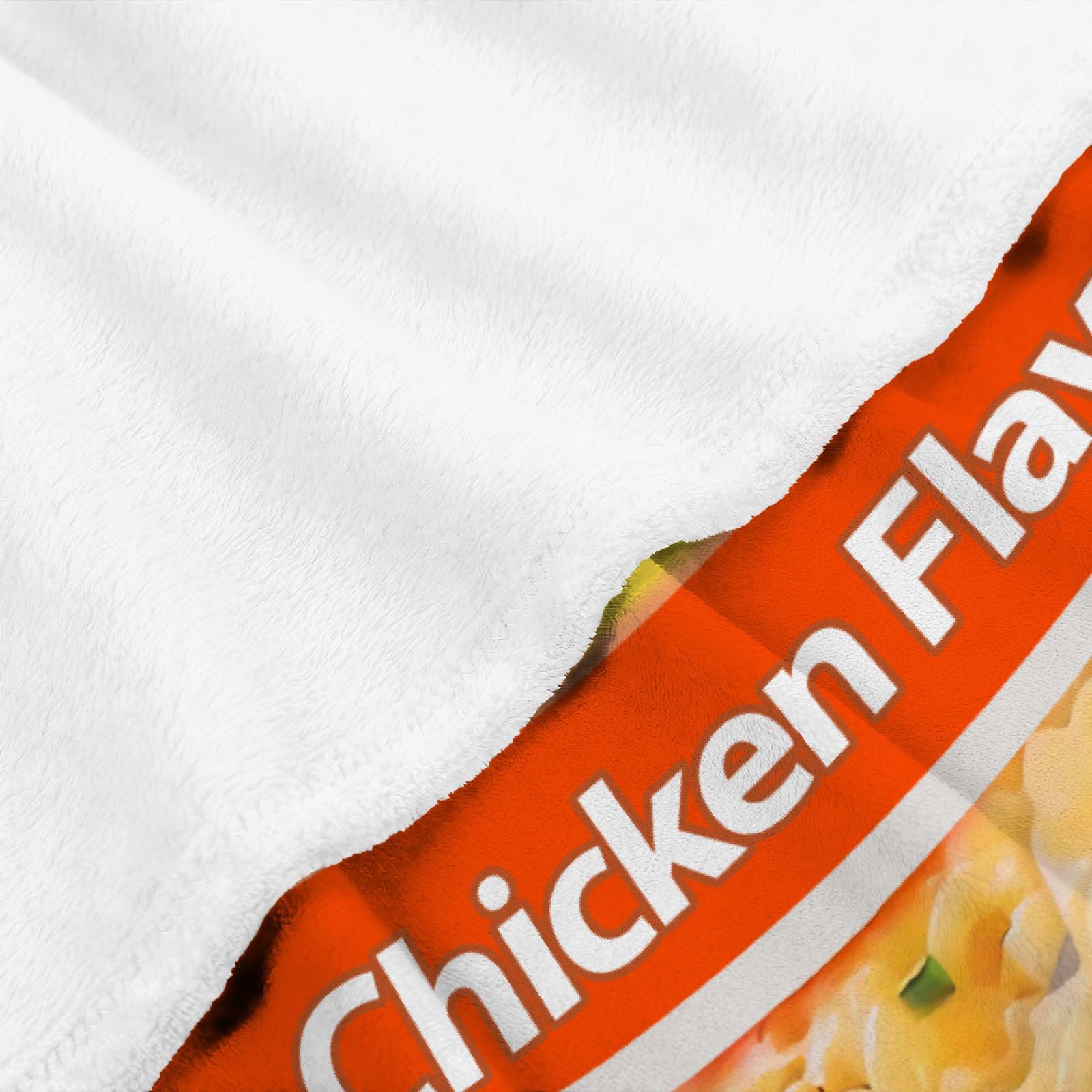 Maruchan Ramen Manta de franela con sabor a pollo, forro polar para aire acondicionado, el mejor regalo, manta ligera y acogedora de felpa para sofá, silla, dormitorio, M, 60 x 50 pulgadas, para