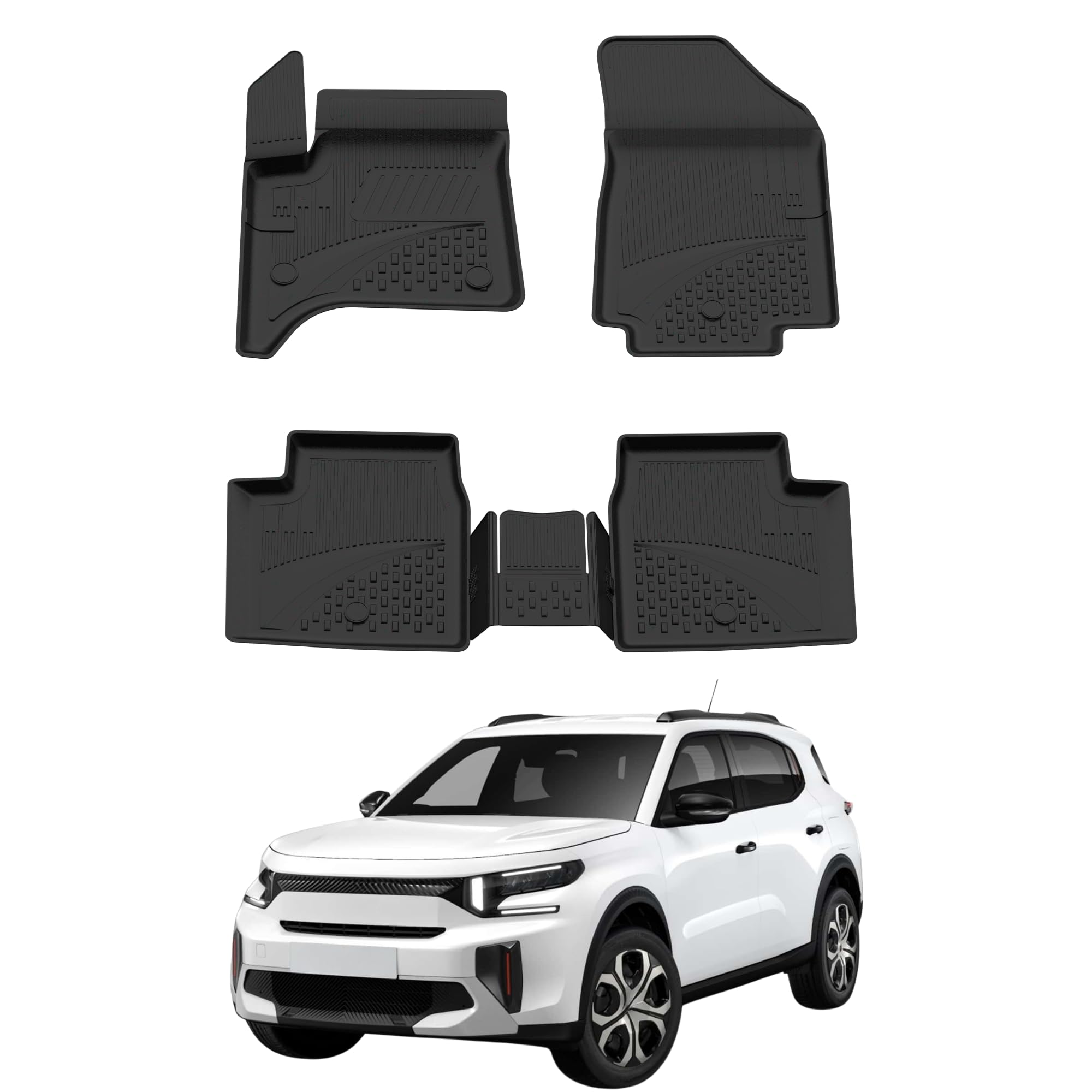 Sahler Citroen C3 Aircross MHEV 2025 Sonrası Uyumlu SAHLER 4.5D Premium Havuzlu Oto Paspas
