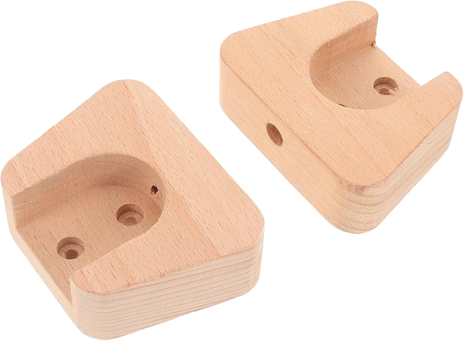 2pcs Curtain Pole Brackets for Bay Window Vintage Rod Mounting Brackets Heavy Duty Support