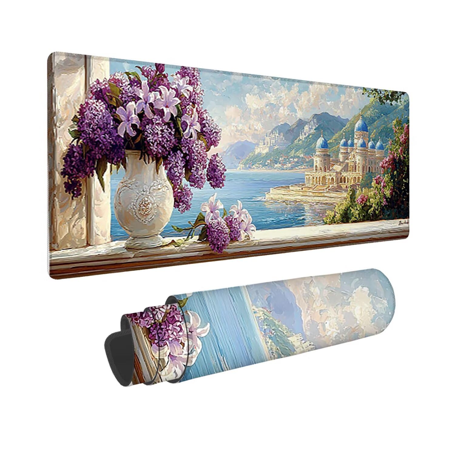 Podkładka pod mysz do gier, 1400 x 600 mm XXL Podkładka pod mysz do gier, duża, antypoślizgowa, wodoodporna, iExtended długa podkładka pod mysz do klawiatury XXL, akcesoria biurowe, do gier, komputera