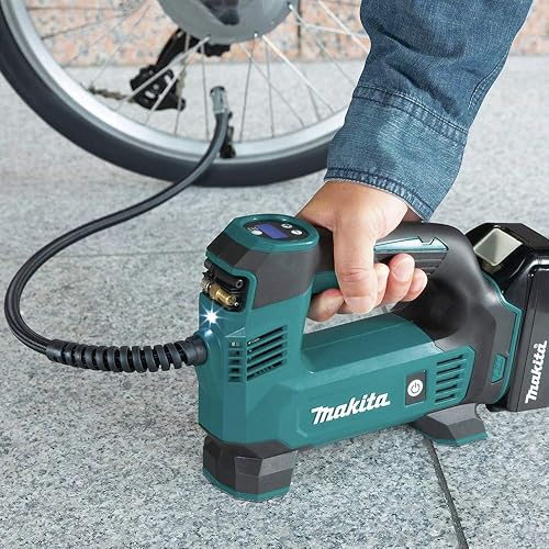 Miniatura 7 de Makita DMP180SYX Kit de inflador inalámbrico de iones de litio LXT® 18V (1.5Ah) verde azulado,verde (camo green),https://www.amazon.com/dp/undefined