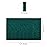 GUEICN Heavy Duty Scour Pads Sponge Dish Scrubber Non-Scratch Green Reusable Household Scrub Pads for Kitchen and Dish Cleaning Tool (24Pcs)