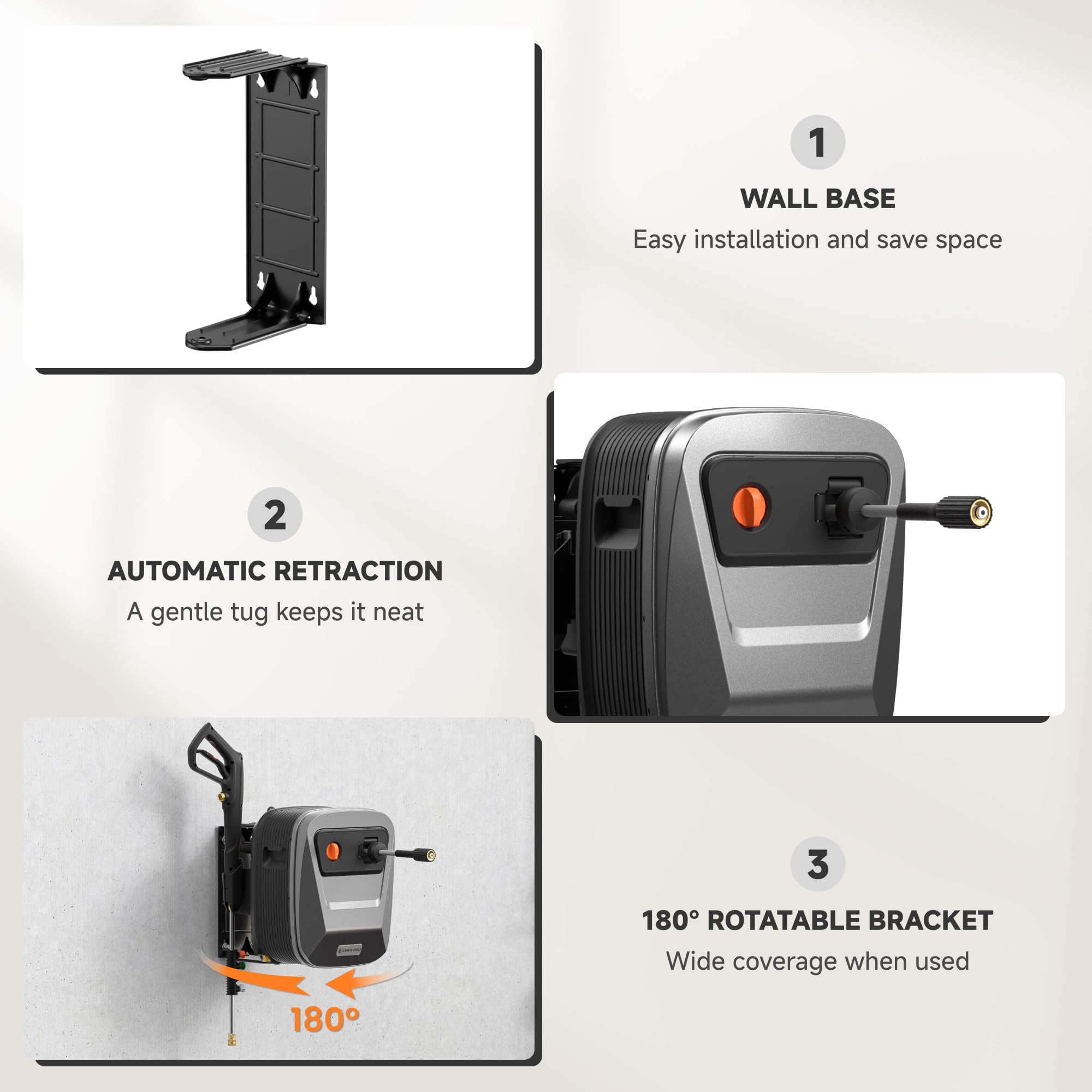 Amazon | Giraffe Tools Grandfalls 高圧洗浄機 G20 Pro 65フィート