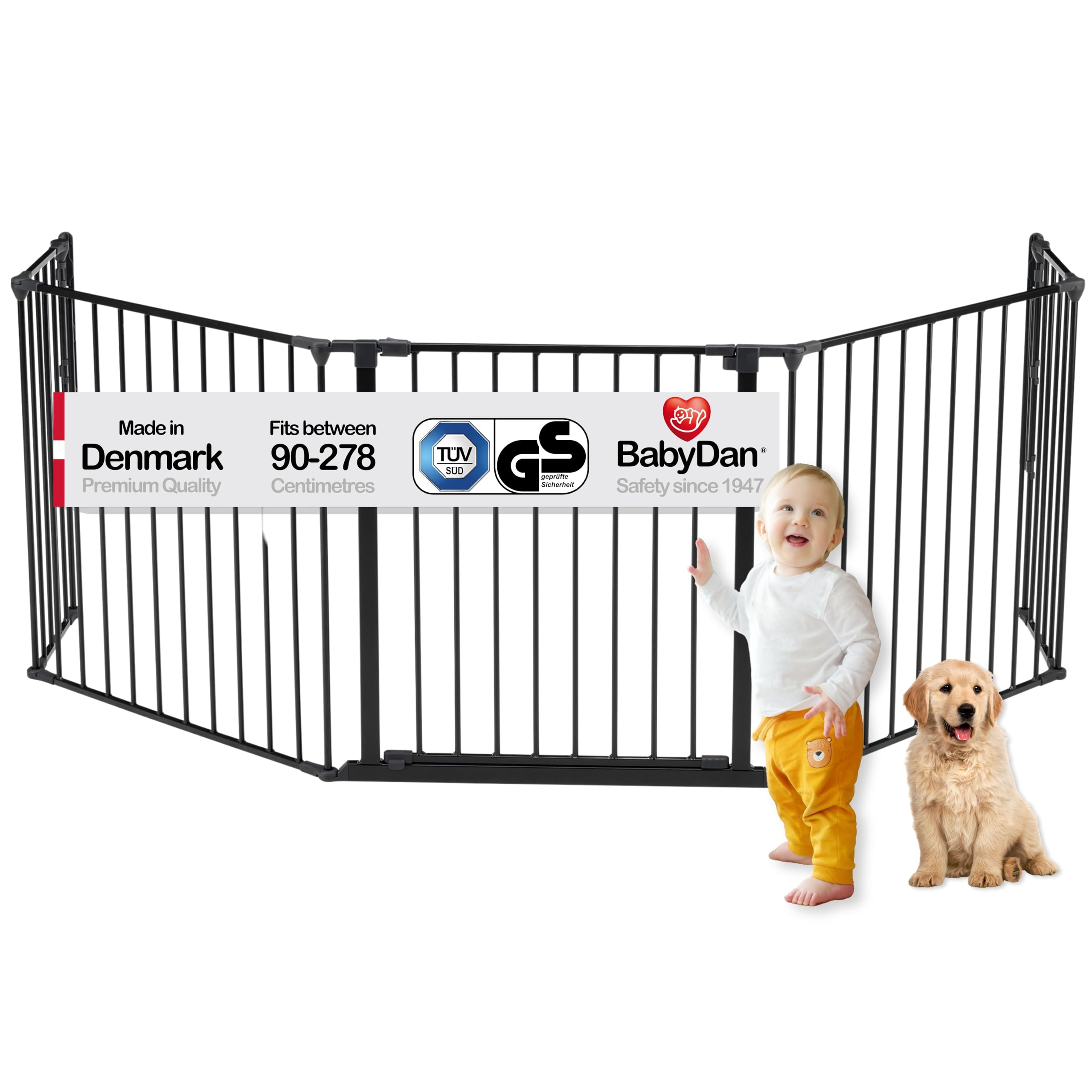 Produktbild von Multidan Treppenschutzgitter BabyDan MultiDan, 60,5-102 Cm, Verlängerbares Hundegitter Wohnung
