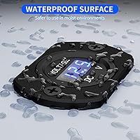 Vista 4 de DaierTek Medidor de voltaje de batería impermeable DC 12V 24V LED Voltímetro Panel 12V 24V Monitor de batería de 12 voltios 24 voltios 36 voltios