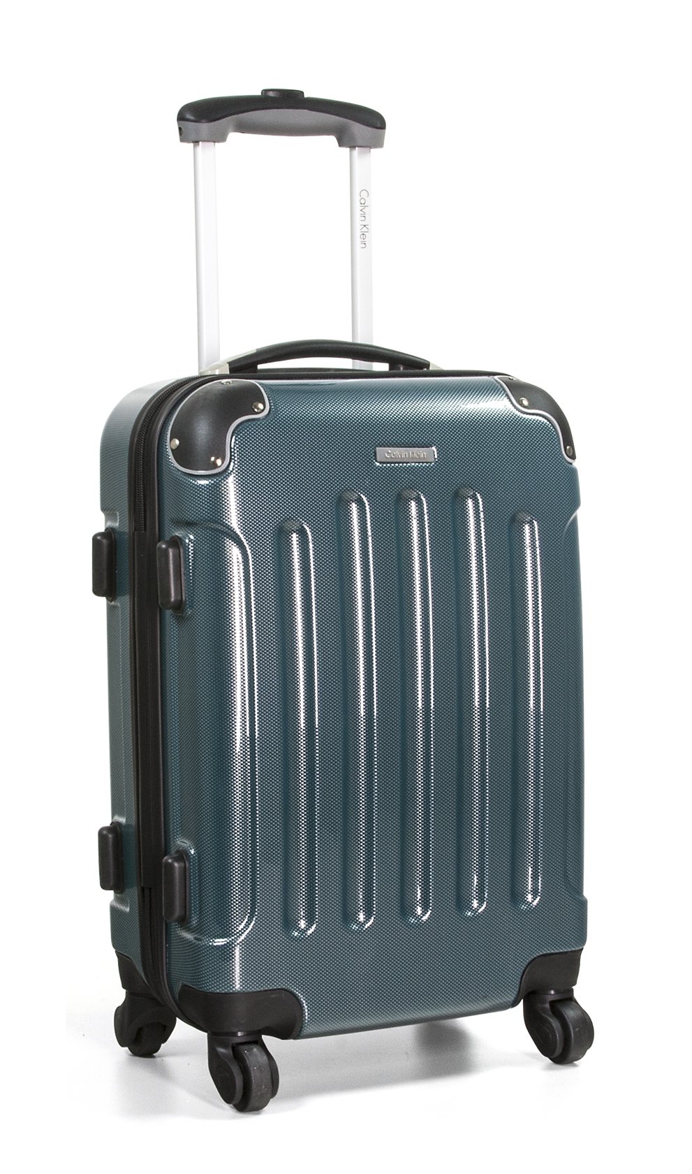 Calvin Klein Bromley 21 Inch Upright Luggage, Teal, One Size