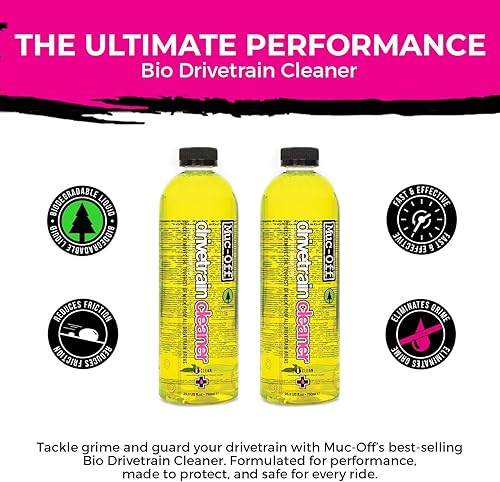 Miniatura 7 de Muc-Off Limpiador Bio Drivetrain  Limpiador de cadena de bicicleta biodegradable eficaz y desengrasante en aerosol  Adecuado para todo tipo de