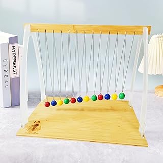Newtons Cradle Pendulum Balls Cool Science Gadgets Kinetic Physics Toys Desktop Decorations
