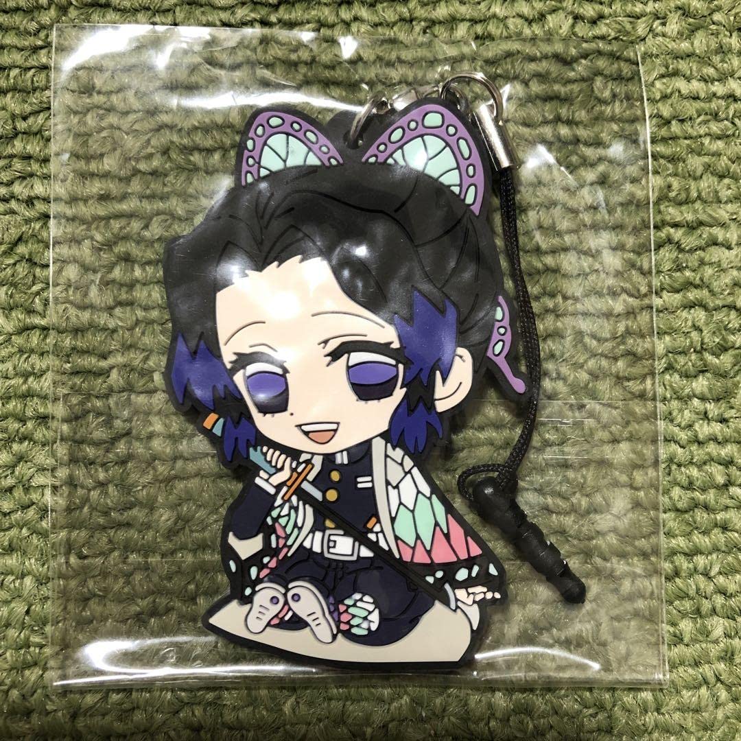 新品★鬼滅の刃【胡蝶しのぶ＆冨岡義勇】ぺたん娘★トレーディングラバーストラップ 新品☆鬼滅の刃【胡蝶しのぶ＆冨岡義勇】ぺたん娘