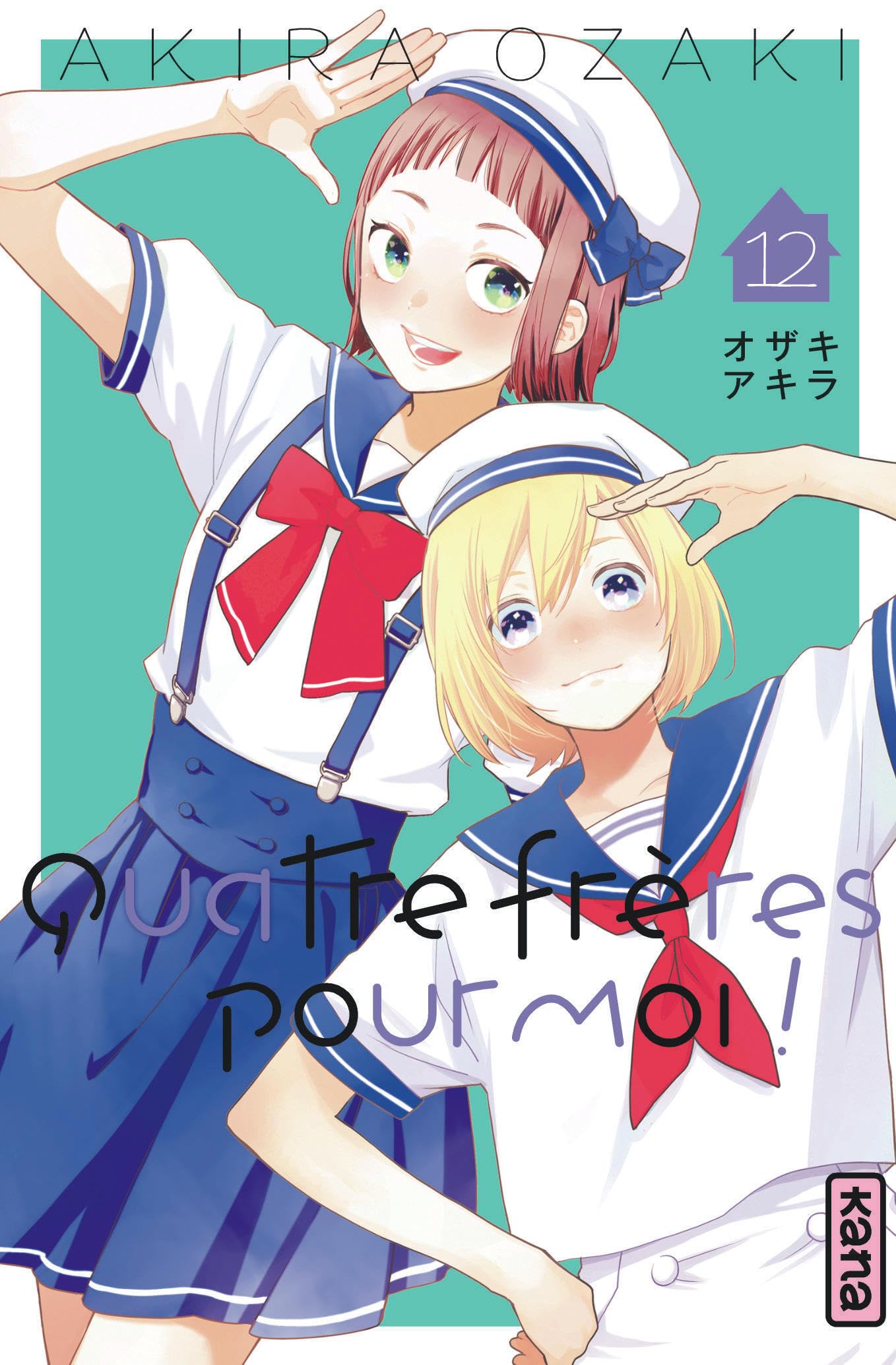 Quatre frères pour moi !  - Tome 12 - Akira Ozaki - Kana Eds - broché - Manga