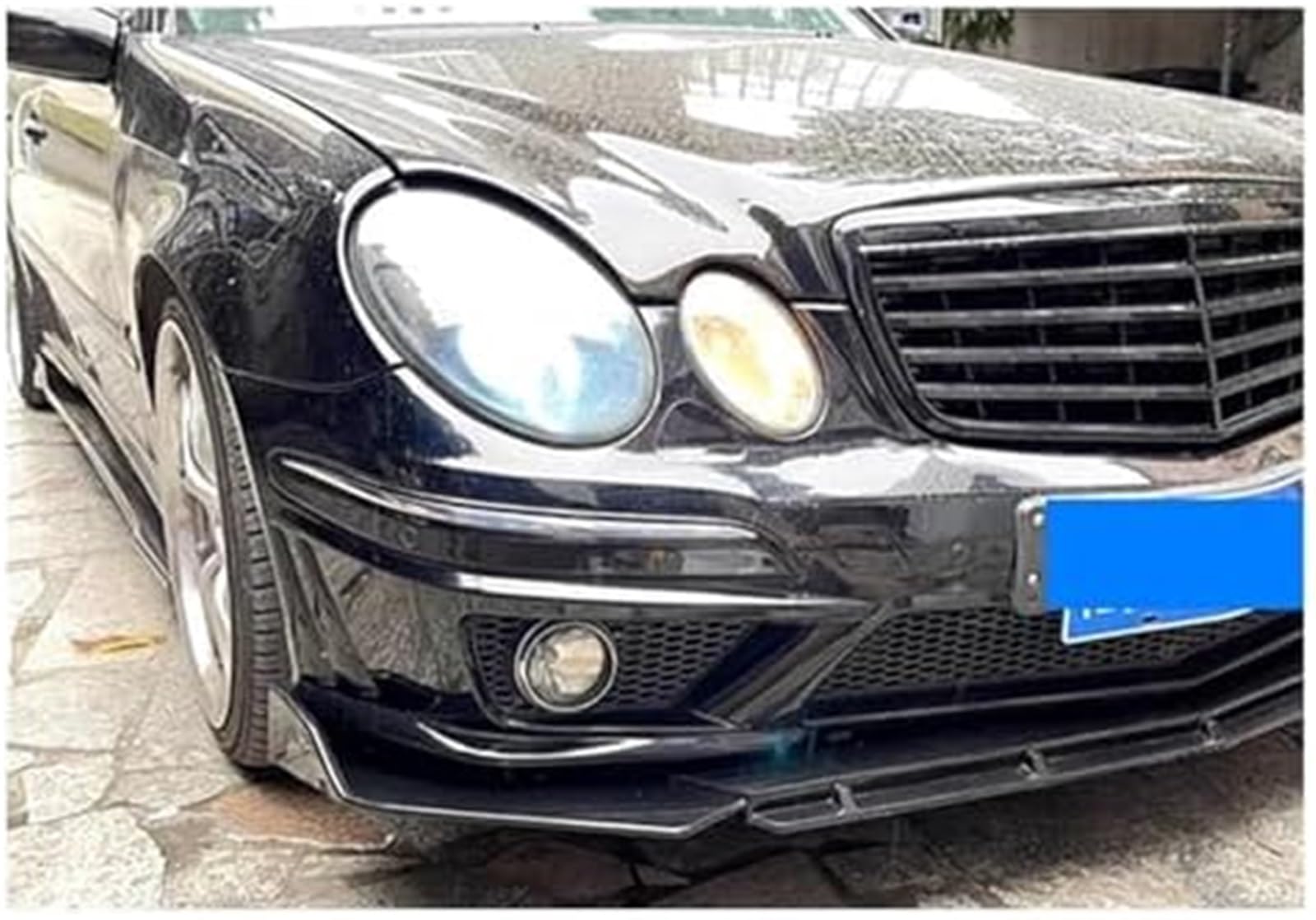 Splitter, dla Benz, E W211 Przedni zderzak Splitter Spoiler