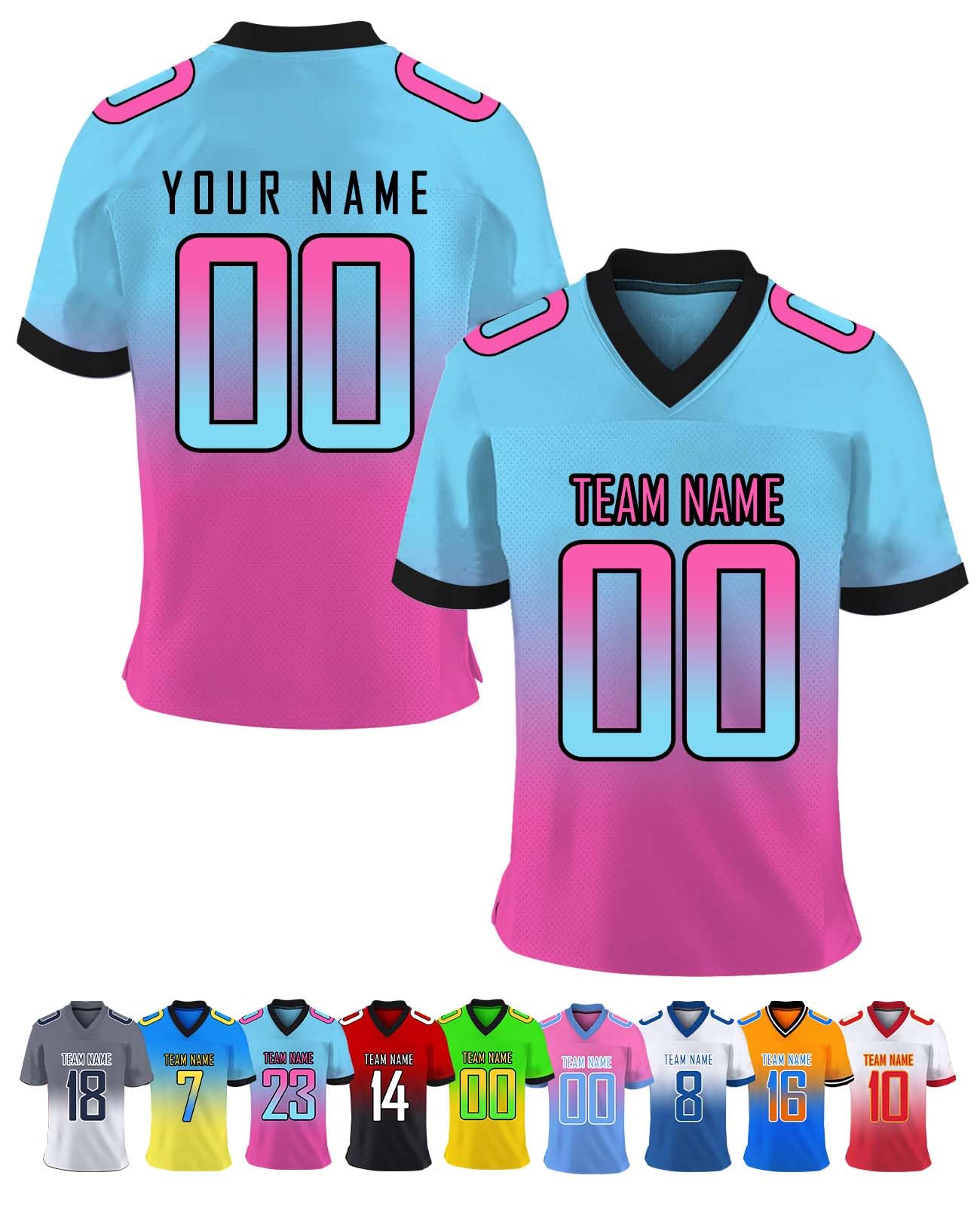 XiuyoursMens Sports T Shirt Personalized or Blank Quick Dry Breathable Short Sleeve T-Shirt for Women Kids Small ~ 7XL