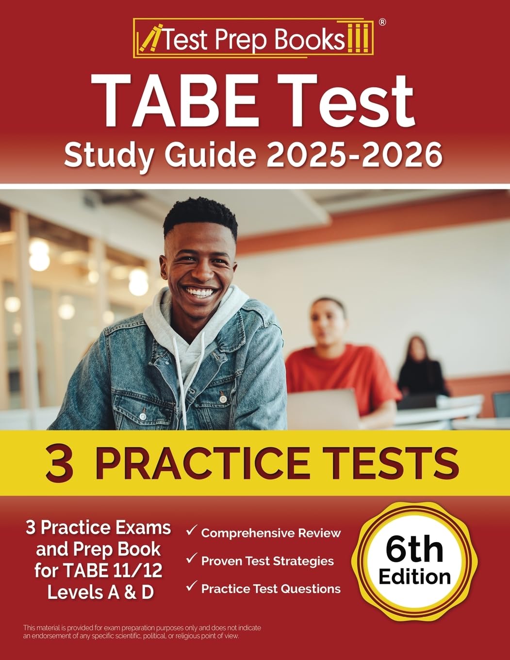 TABE Test Study Guide: Practice Exams and Prep Book for TABE 11/12 ...