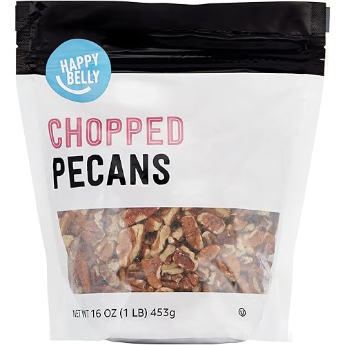 Amazon Brand - Happy Belly Chopped Pecans, 16 oz