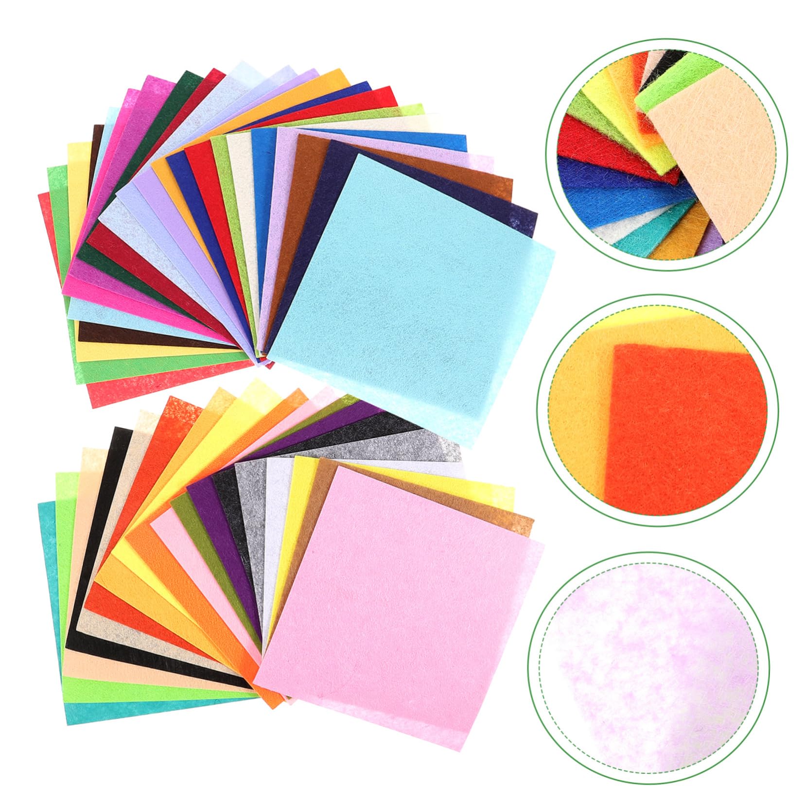 ARTIBETTER 5 Set Panni in Feltro Fai Da Te Per La Scuola Tessuto Colore Tessuti Per Cucire Materiale Di Colorato Artigianato Il Peluche Creazione Mestiere 40 Fogli*5