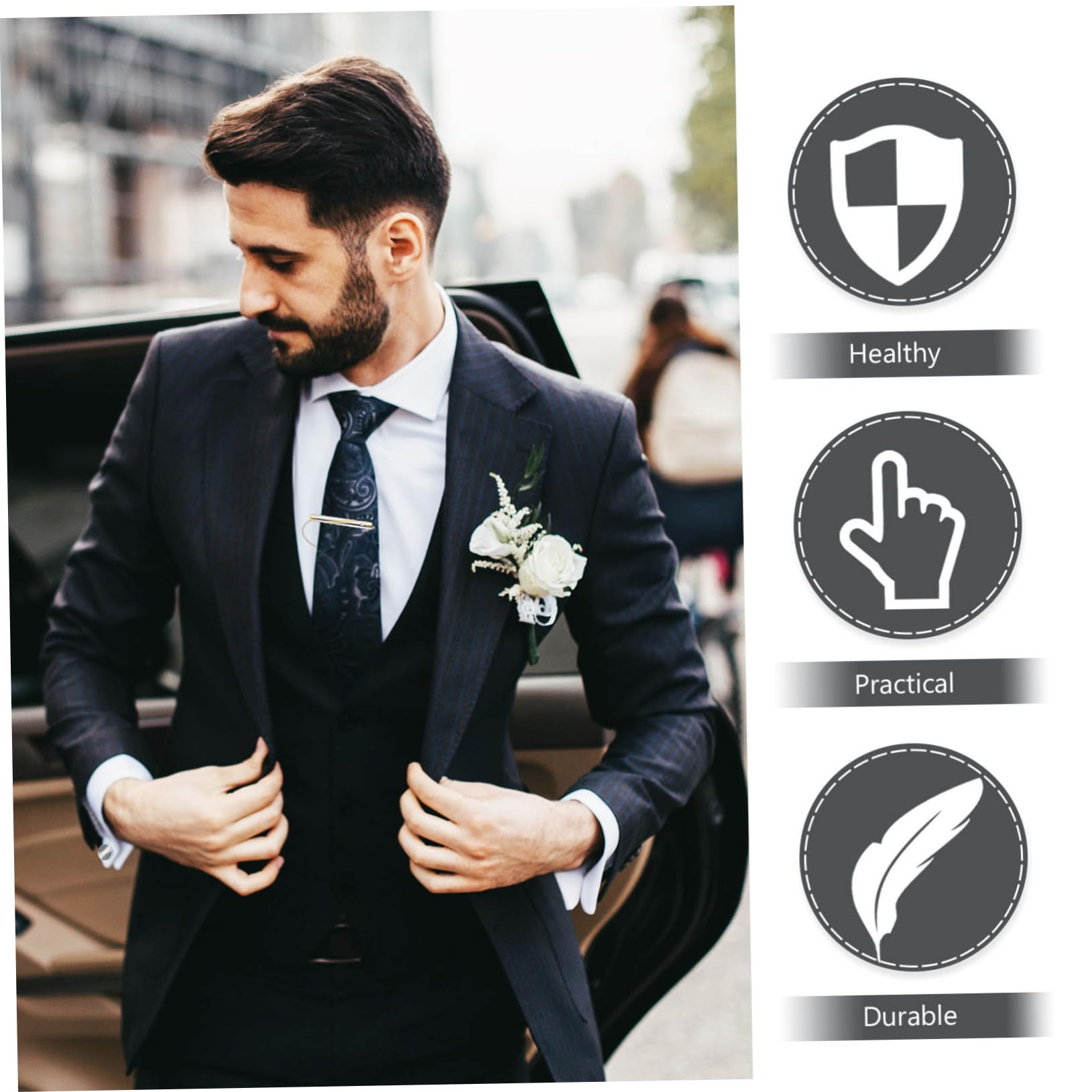 Healeved Herren Manschettenknöpfe Set Teilig Stilvolle Auswahl Für Anzug Hemd Festliche Anlässe Perfektes Für Vater Ehemann Oder Trauzeuge Elegantes Design Mit