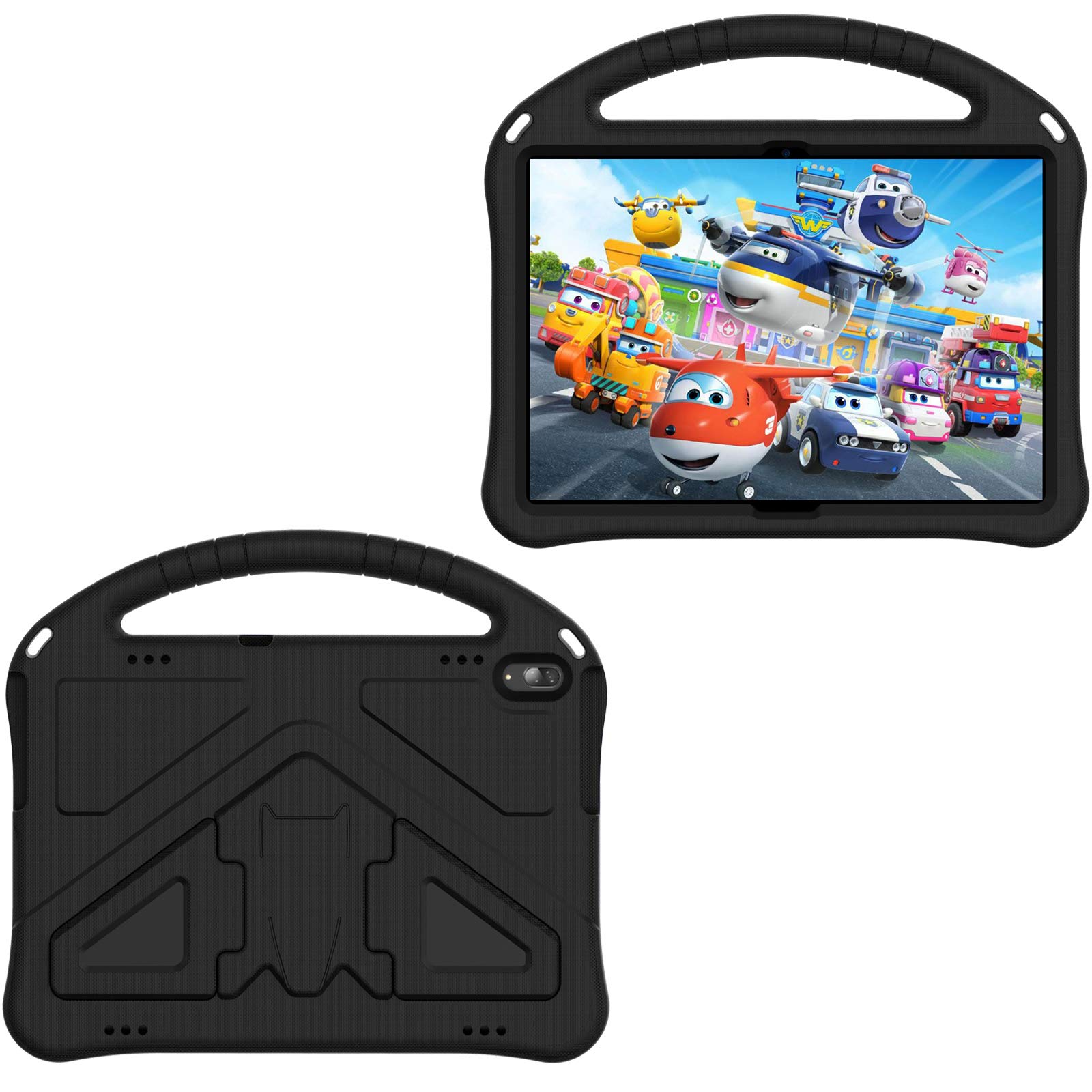 Custodia Per Lenovo Tab M10 (10.1″) Con Maniglia – Antiurto In Schiuma Morbida, Antiscivolo, Con Supporto Pieghevole – Perfetta Per Bambini – Adatta A TB-X505F / TB-X605F