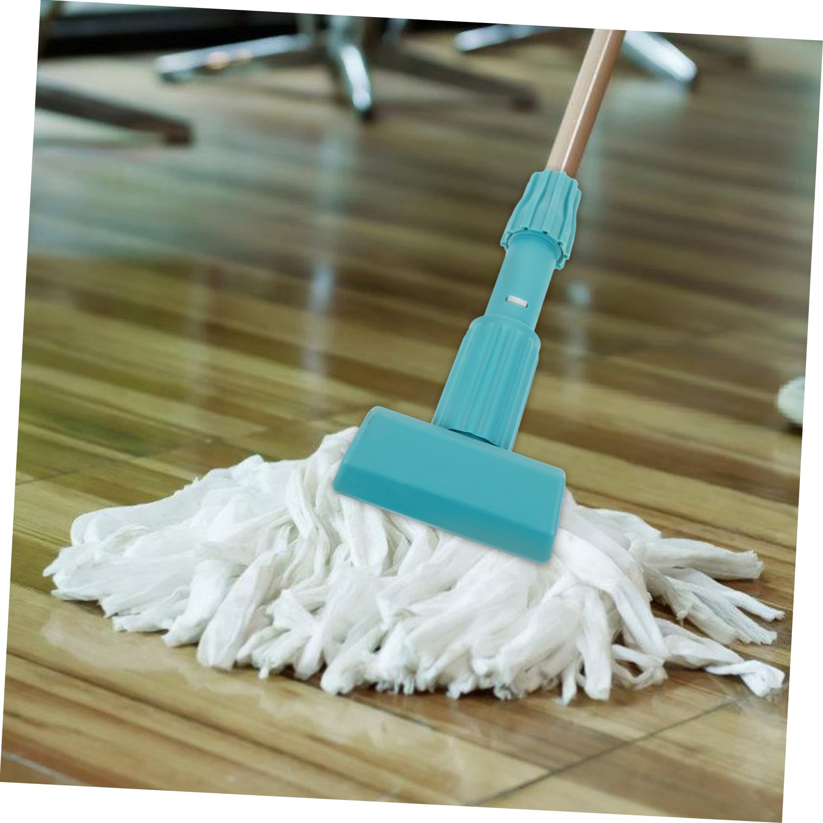 MOLUCKFU 6 Pcs Mop Handle Detachable Mop Clop Mop Head Clamps Mop Making Part Clip for Mop Detachable Mop Head Clamp Mop Head Replace Clip Mop Replacement Holder Mop Head Holder Mop Clips