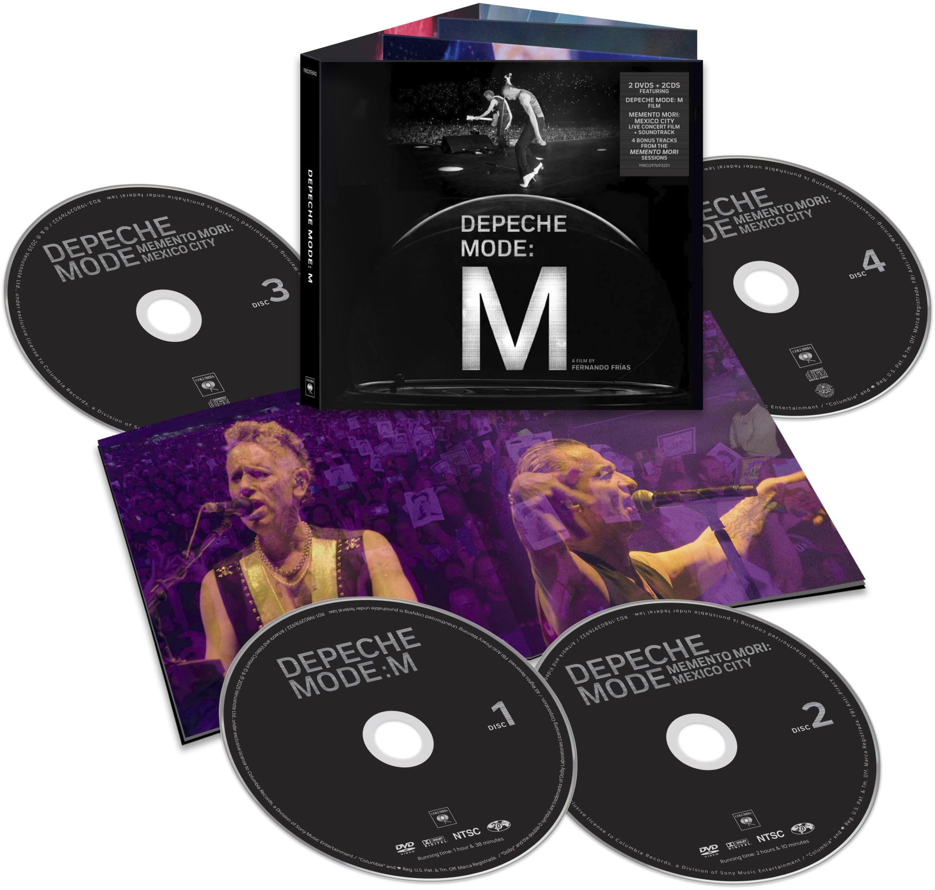 depeche MODE インタビュー・ピクチャーディスク 限定版 Depeche Mode: M (2CD+2Blu-ray)【完全生産限定盤 2CD+2Blu-ray EU輸入
