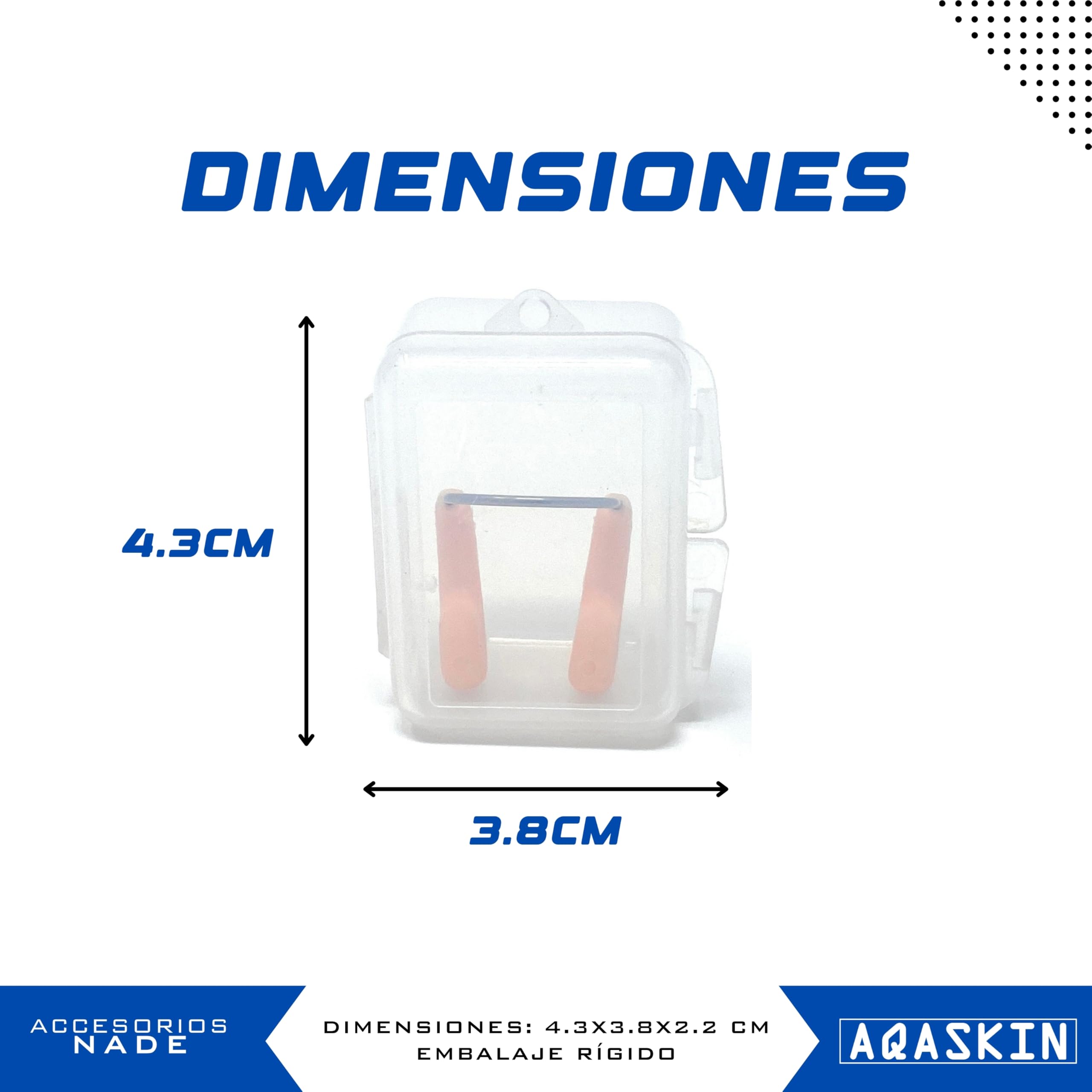 Pinza para la nariz profesional – Tapón para la nariz o la piscina – Pinzas para la nariz para niños y adultos