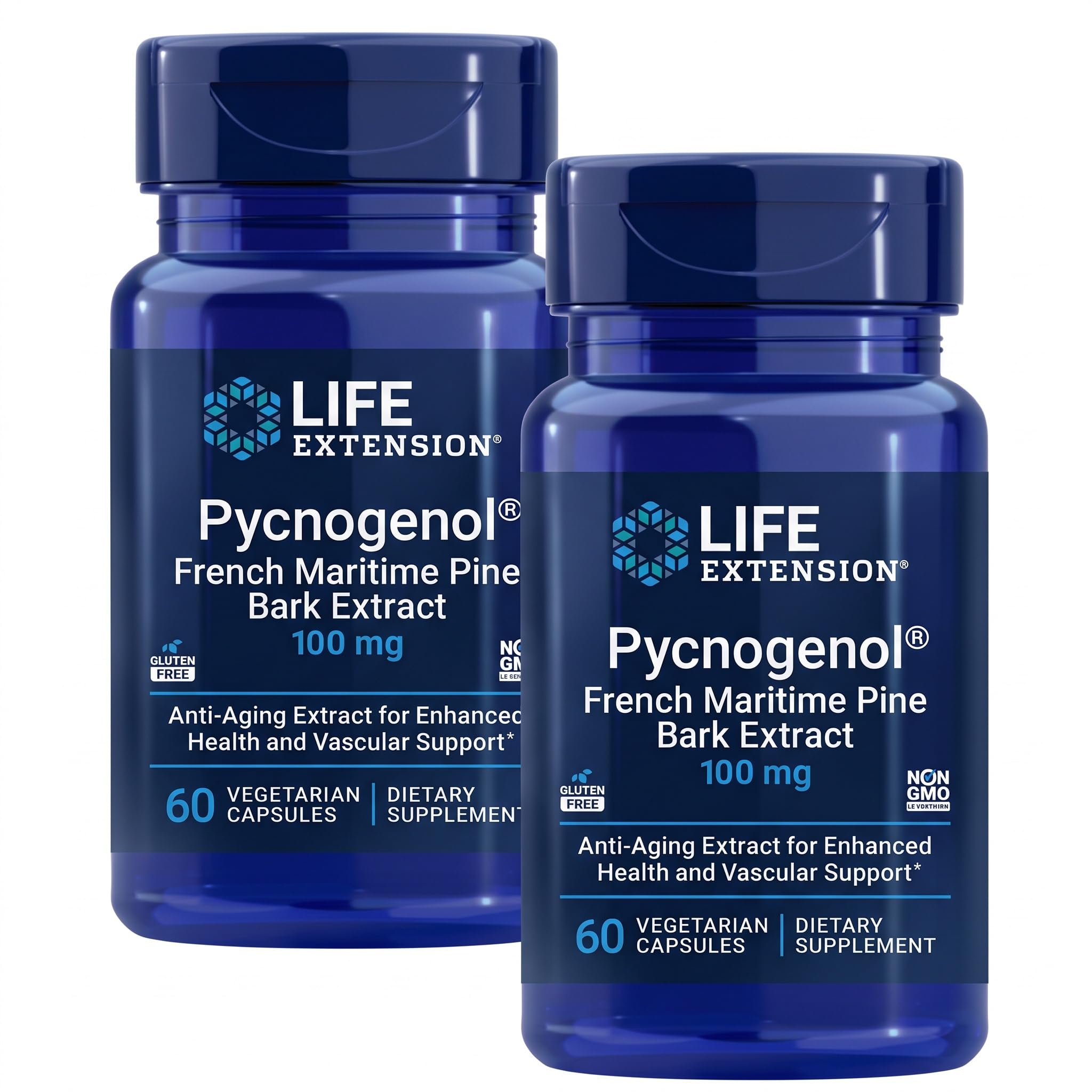 Life Extension Pycnogenol French Maritime Pine Bark Extract, 60 Capsules — Amazon image 9