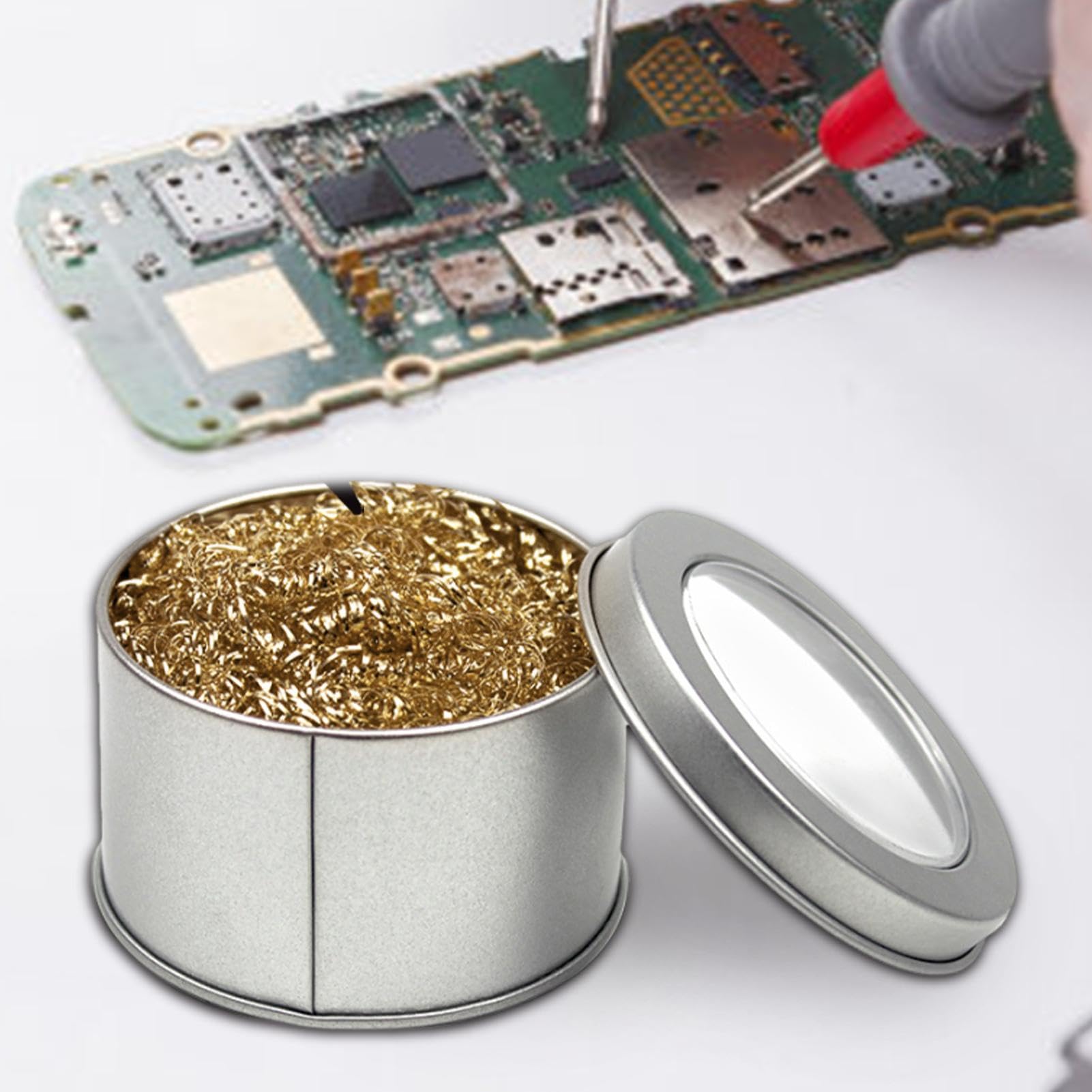 Sfera Pulizia Per Punte Saldatore - Kit Manutenzione In Ottone E Acciaio - Foto 9