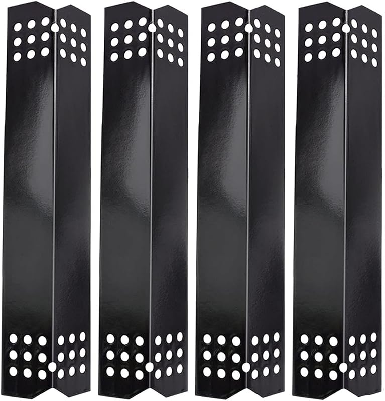 Criditpid Grill Heat Tent Plate Flame Tamer for Grill Master 720-0697 720-0737, Nexgrill 720-0830H 720-0783E 720-0925P 720-0830A, Porcelain Steel Burner Cover Replacement Parts for Nexgrill 720-0830H