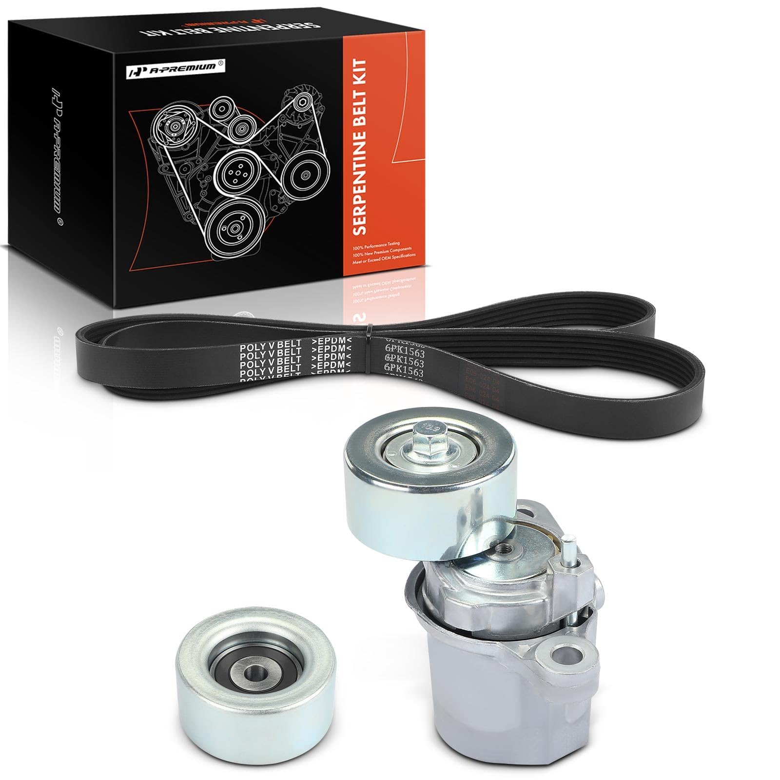 Photo 1 of A-Premium Engine Serpentine Belt Drive Kit Compatible with Toyota & Lexus Cars - Camry 2018-2024, Highlander 2017-2022, Sienna 2017-2020, Avalon 2019-2022, RX350 2016-2022, RX350L, ES350-3.5L