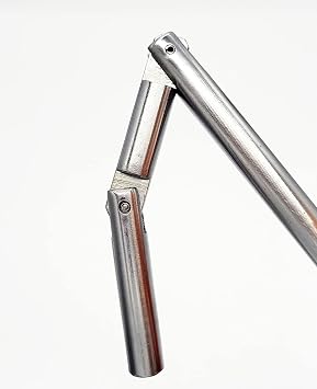 Infun Double Drop Leg Elevator Door Key, Fits GAL-MAC-OTIS and Others, Silver, 5.5 inches