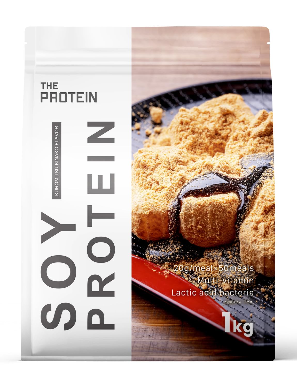 Amazon | ザプロ ソイプロテイン 黒蜜きなこ風味 1kg 人工甘味料不使用