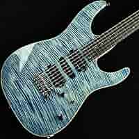 コンポーネントエレキギター T’s Guitars　USACG　Fender Amazon | Ts Guitars DST-Pro24 Flame Top Trans Blue Denim S/N