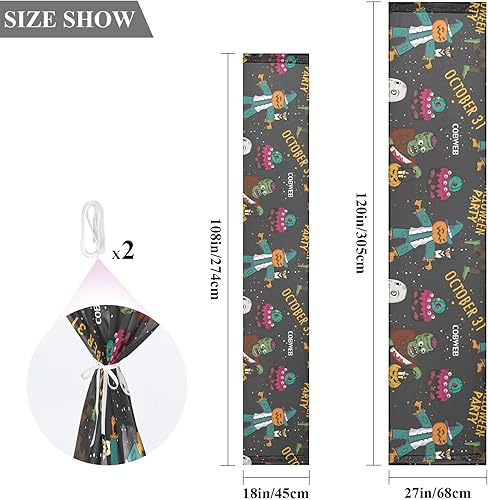 Miniatura 3 de Halloween Element Cute Pumpkin Table Runner Autumn Table Runner for Desk Decor Christmas Table Runner 108 Inches Long