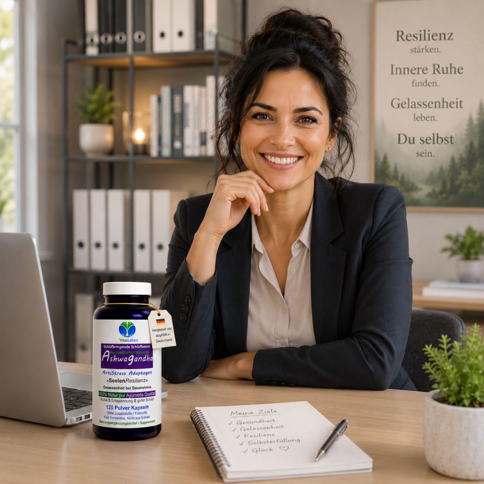 Ashwagandha Naturwurzel Withania somnifera 360 (3x120) Pulver Kapseln. AYURVEDA-ADAPTOGEN. Reine Schlafbeere, NATURDOSIERT. Nicht künstlich hochdosiert. OHNE Zusatzstoffe. OHNE Füllstoffe 27180-3