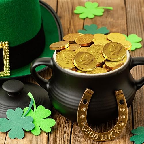 Miniatura 9 de Albert Premier - Monedas de chocolate belga  48 monedas de oro envueltas individualmente, golosinas de chocolate con leche certificado Kosher  para