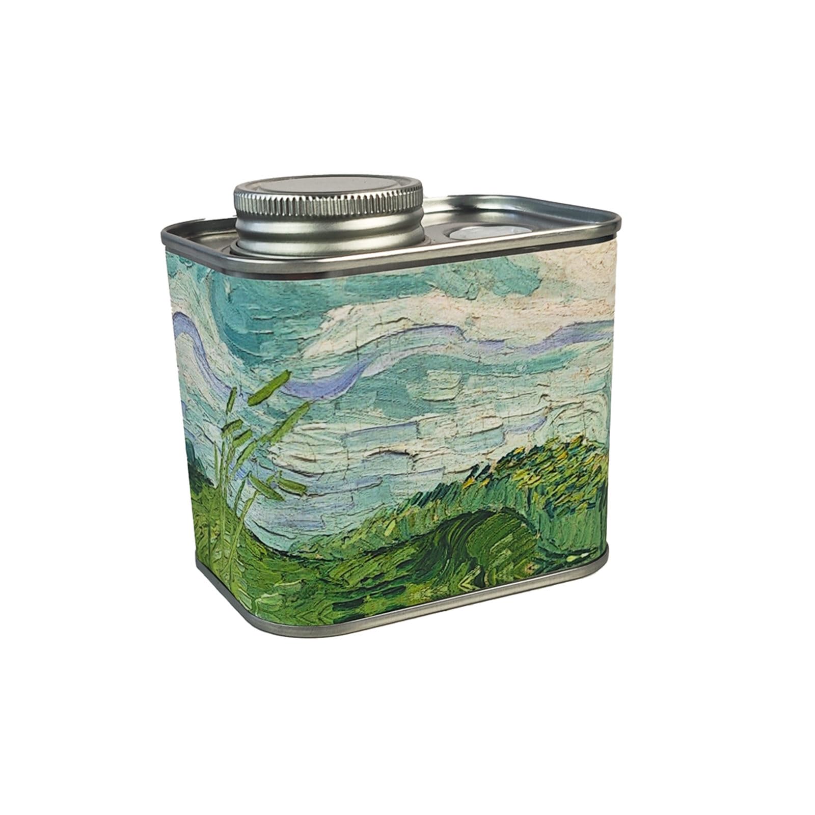 HGENAHGTF Multifuntional Tinplate Storage Jar Coffee Storage Tin Suitable for Sugar and Dry Food Keeping Freshnesses Container