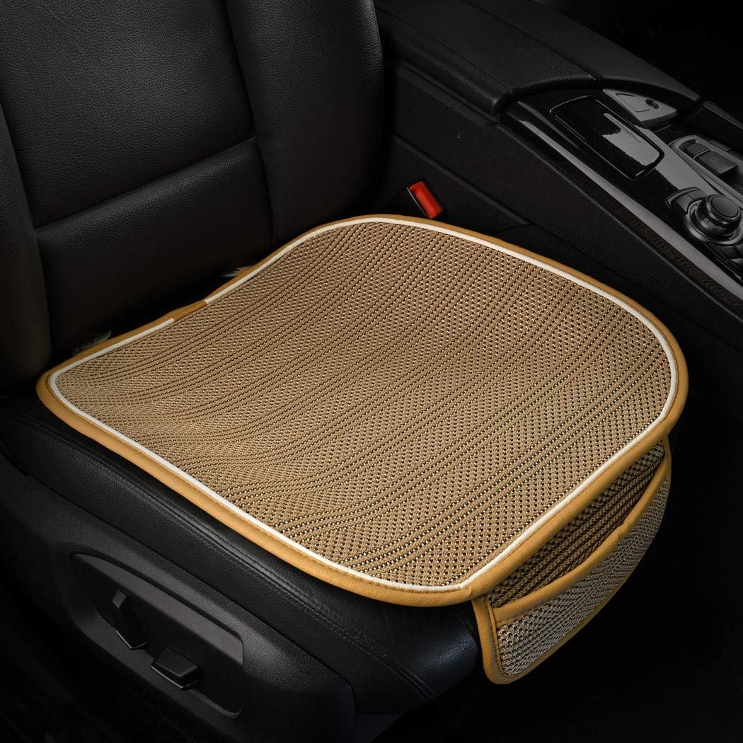 yberlin Car Seat Cushion,Breathable Comfort Car Drivers Seat Covers, Universal Car Interior Seat Protector Mat Pad Fit Most Car, Truck, SUV, or Van