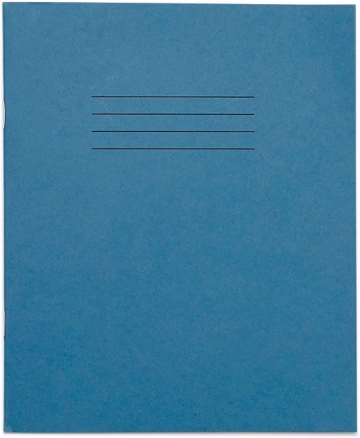 Rhino , VEX342-354-4 Exercise Book, 200 x 165, 48 Page, F8M (Pack of 10). Light Blue Cover.
