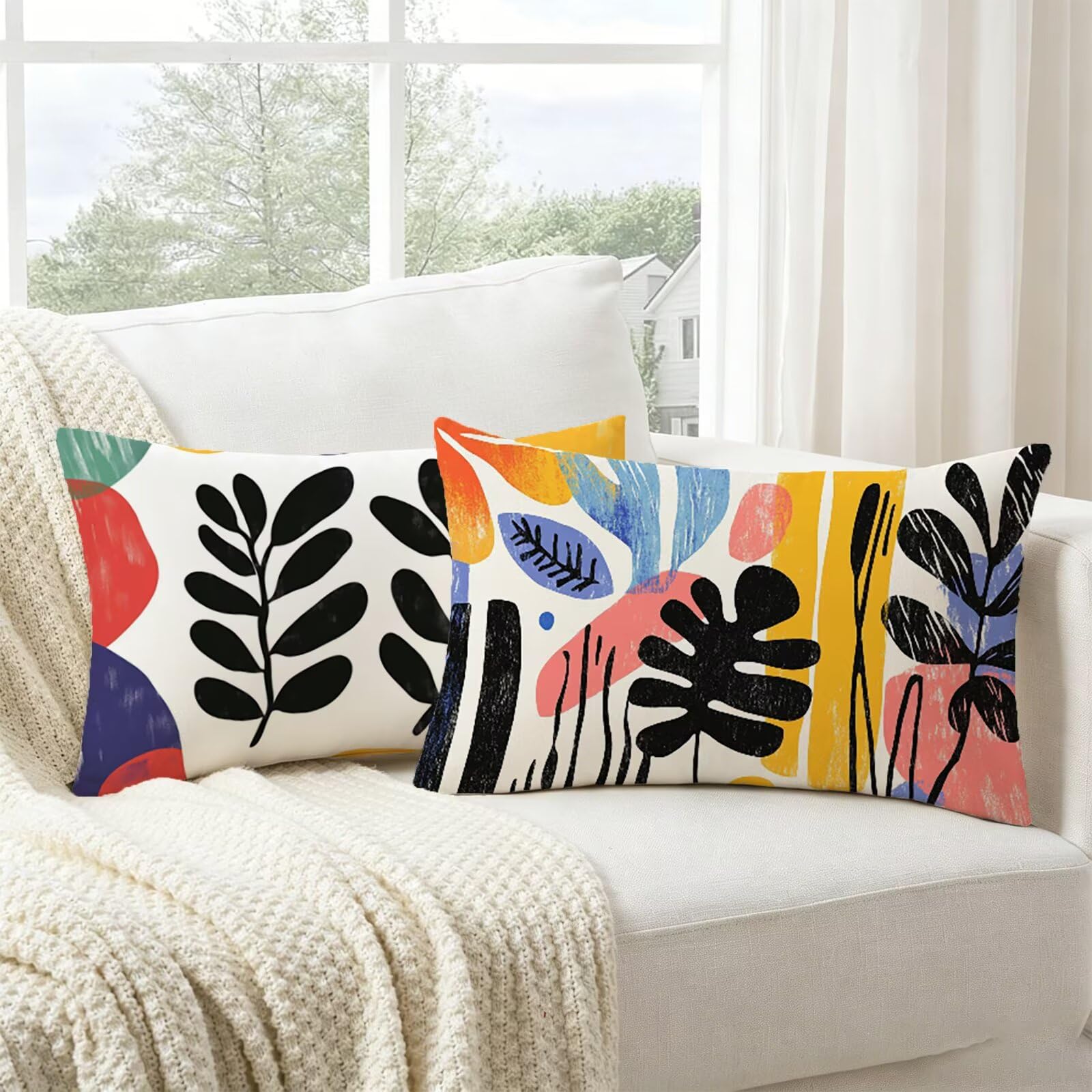 Coussin extérieur imperméable pour canapé de jardin et salon